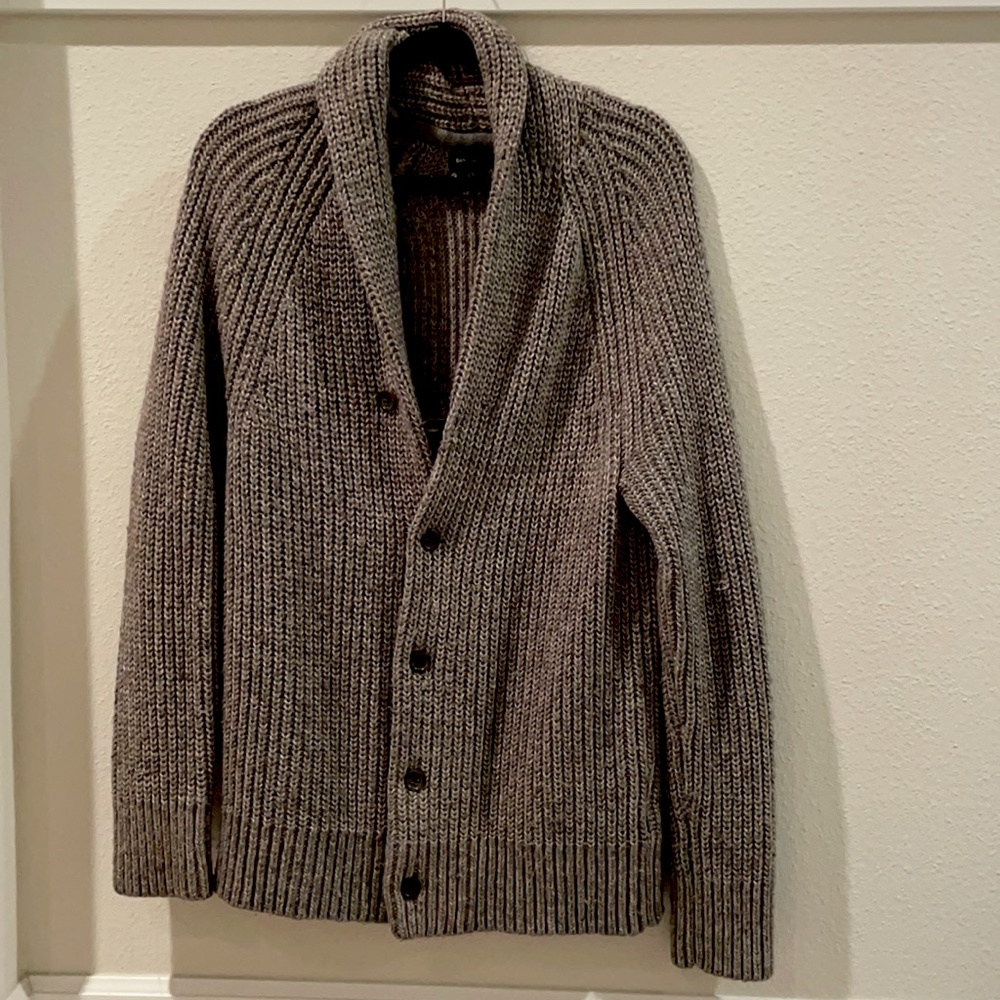 Banana Republic, Large knitted sweater w/buttons